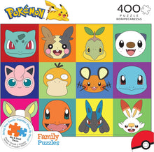 Load image into Gallery viewer, Pokemon Faces 400pc Puzzle