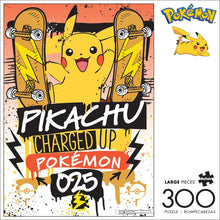 Load image into Gallery viewer, Pokemon Pikachu Charged Up 300pc Oversize pc Puzzle