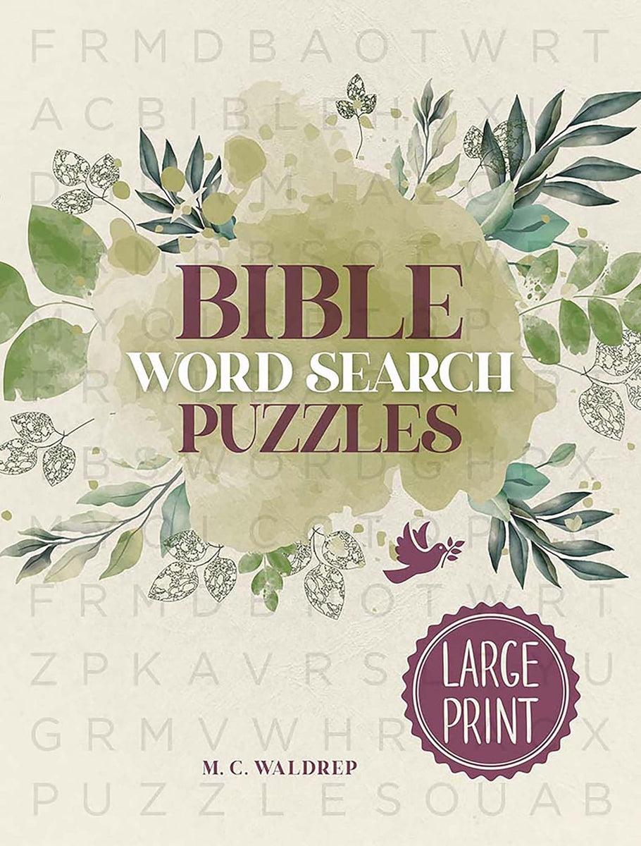 Bible Word Search Puzzles (Large Print) – Funtime Toys and Gifts