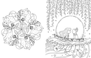 A Million Mermaids: Magical Creatures to Color Vol. 8 Coloring Book