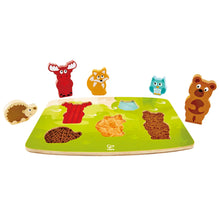 Load image into Gallery viewer, Hape Forest Animal Tactile Puzzle