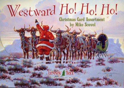 Leanin Tree Westward Ho Christmas Card Assortment #90272