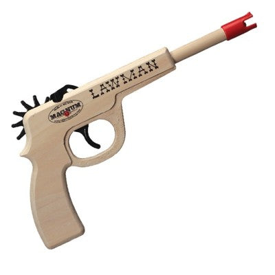 Magnum Lawman Rubber Band Pistol 12 shot Red Ammo