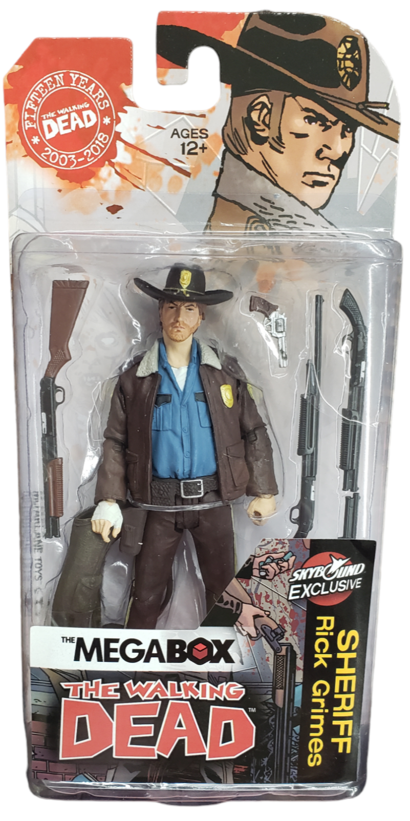 2018 Skybound Exclusive The Megabox Walking Dead Sheriff Rick Grimes Action Figure