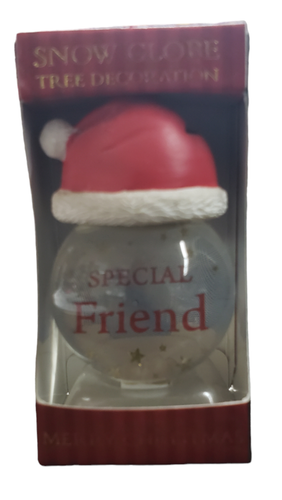 Special Friend Snow Globe Ornament