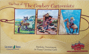 Leanin Tree The Best of The Cowboy Cartoonists Birthday Greeting Card Assortment #90773