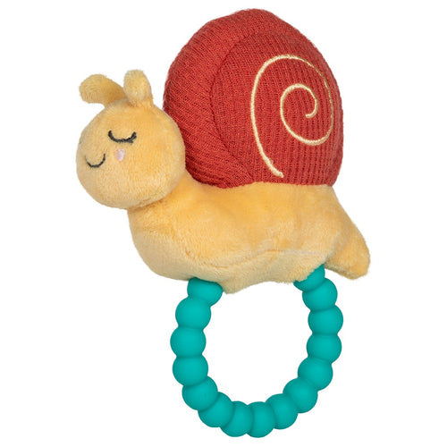 Mary Meyer Skippy Snail Teether Rattle