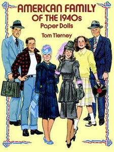 American Family of the 1940's Paper Dolls