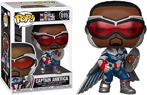 Funko POP The Falcon and the Winter Soldier Captain America Gamestop Exclusive