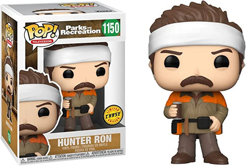 Funko POP! Hunter Ron Parks and Recreation CHASE Figure