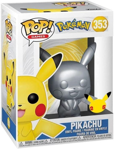 Funko Pop! Games Pikachu Pokemon Figure 25th Anniversary