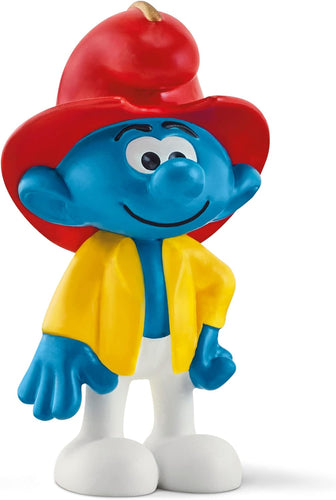 Schleich Fireman Smurf Toy Figure