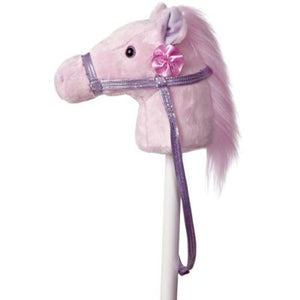 37" Fantasy Pony Pink Stick Horse