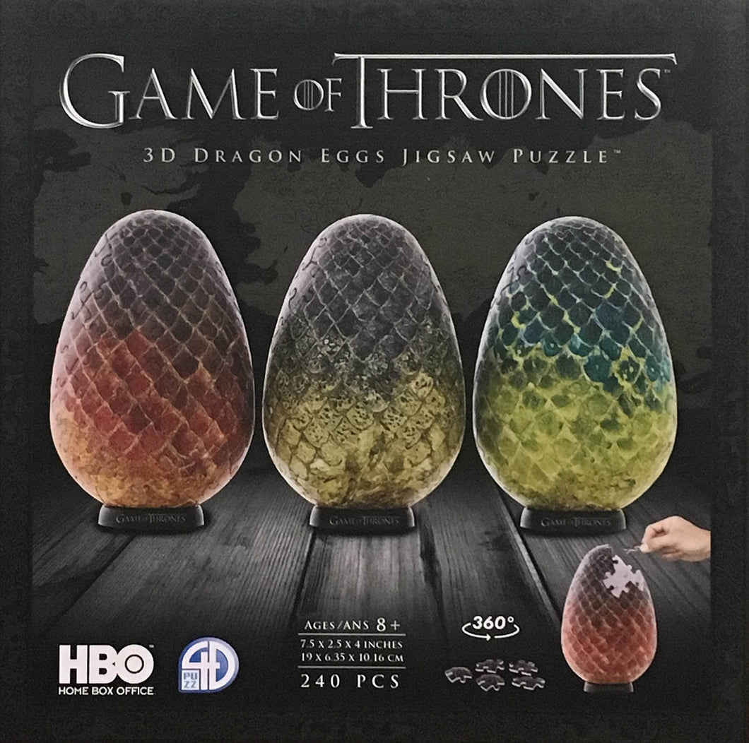 3D GAME OF THRONES DRAGON EGGS JIGSAW PUZZLE