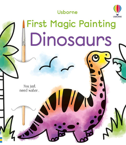 Usborne First Mage Painting Dinosaur Book