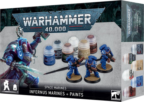 Warhammer 40k Space Marines Infernus Marines + Paints #60-11