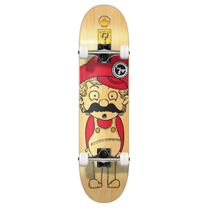 Yocaher Skateboards - Graphic Complete Skateboard 7.75" - Retro Series - Stache