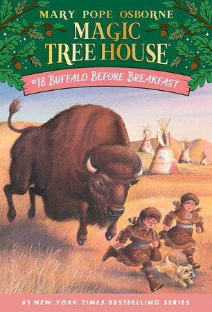 Magic Tree House Buffalo Before Breakfast Paperback #18