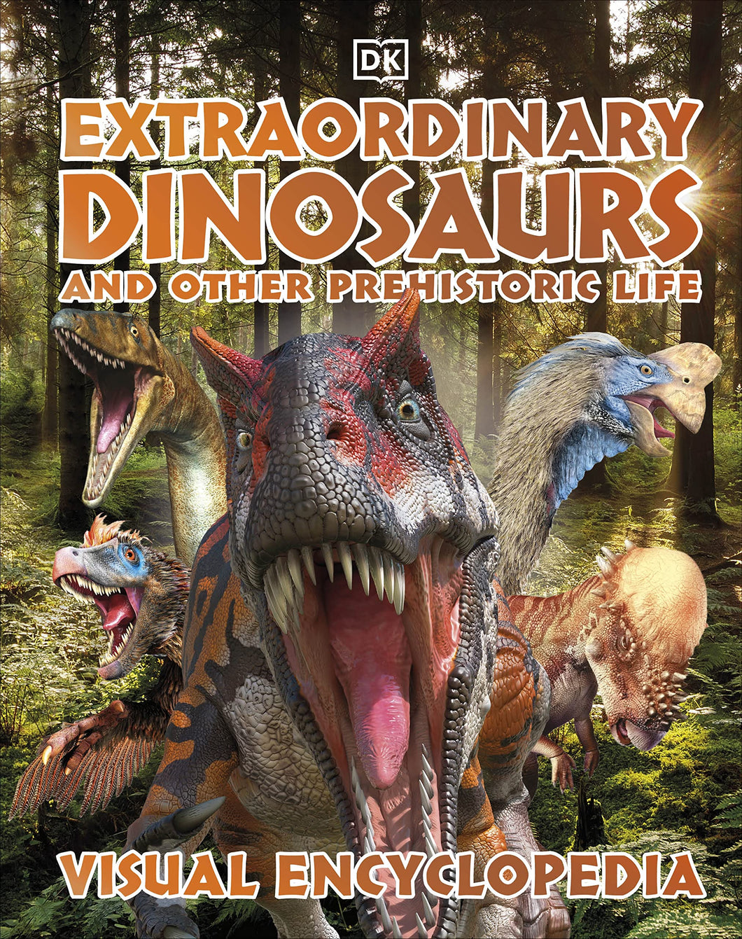 Extraordinary Dinosaurs and Other Prehistoric Life Visual Encyclopedia Hardcover