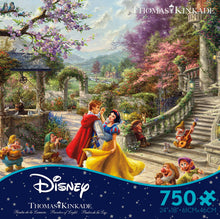 Load image into Gallery viewer, 750 Piece Thomas Kinkade Disney Dreams Puzzle-Snow White Sunlight