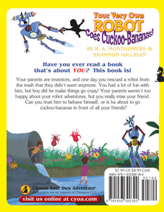 Dragonlark Choose Your Own Adventure Book- Your Very Own Robot goes Cuckoo Bananas #12