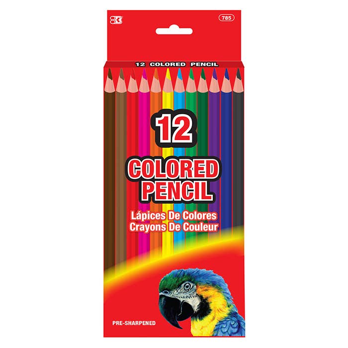 12 Color Pencils