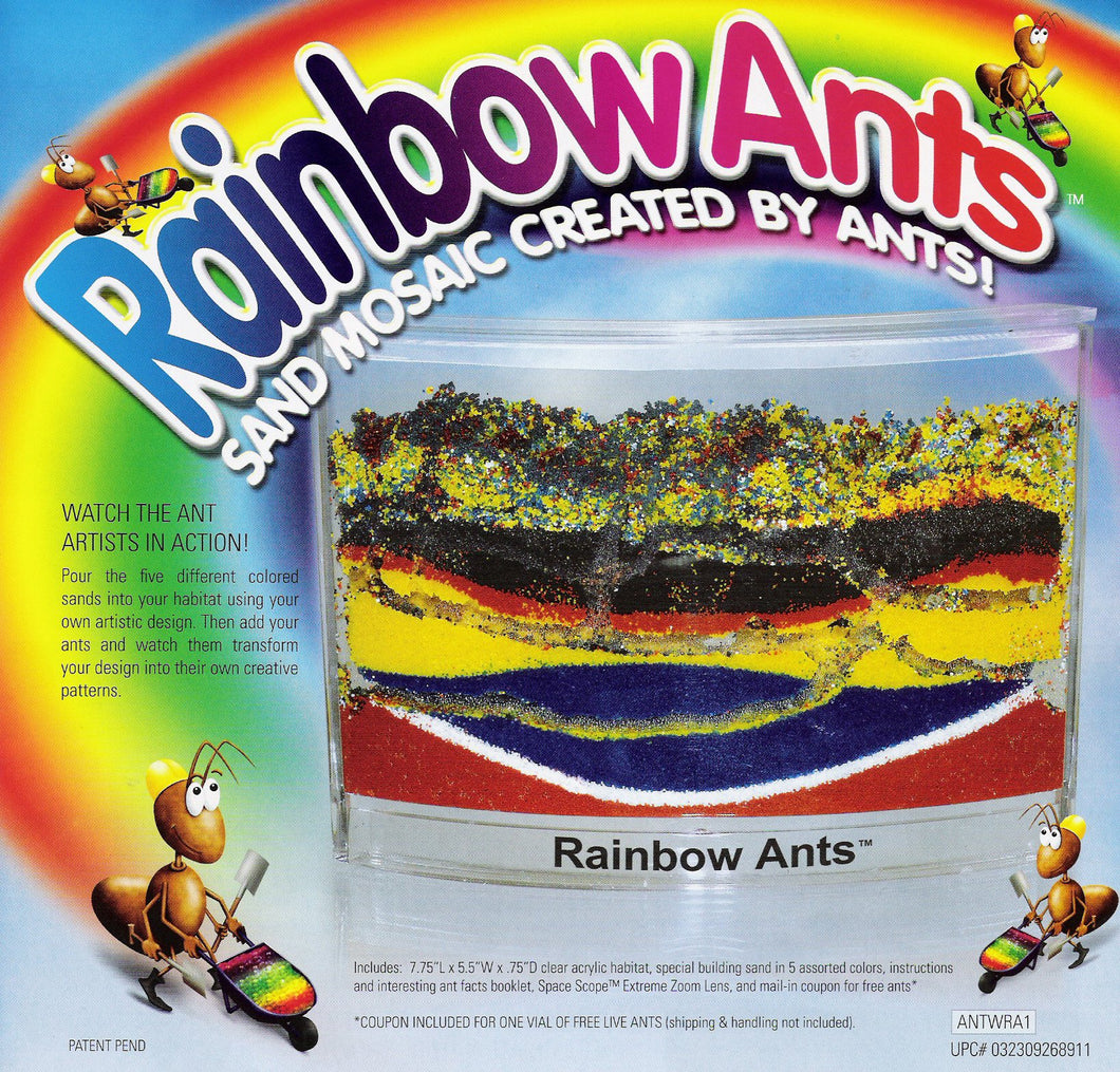 AntWorks Rainbow Ants with Assorted Colors