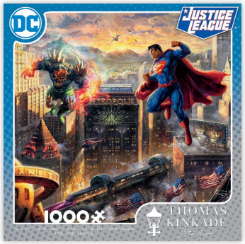 1000pc Thomas Kincade/DC Comics: Superman Man of Steel
