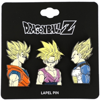 Dragonballz Goku, Gohan & Vegata Lapel Pin
