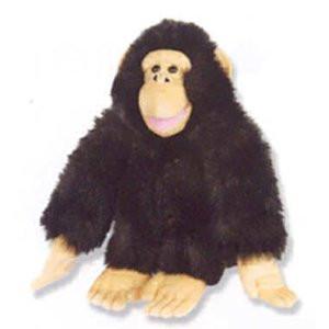 Plush Chimpanzee Body Puppet 12"