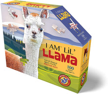 Load image into Gallery viewer, I Am Lil Llama 100pc Shaped Puzzle