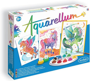 Aquarellum Unicorns & Pegasus Watercolor Paint Set