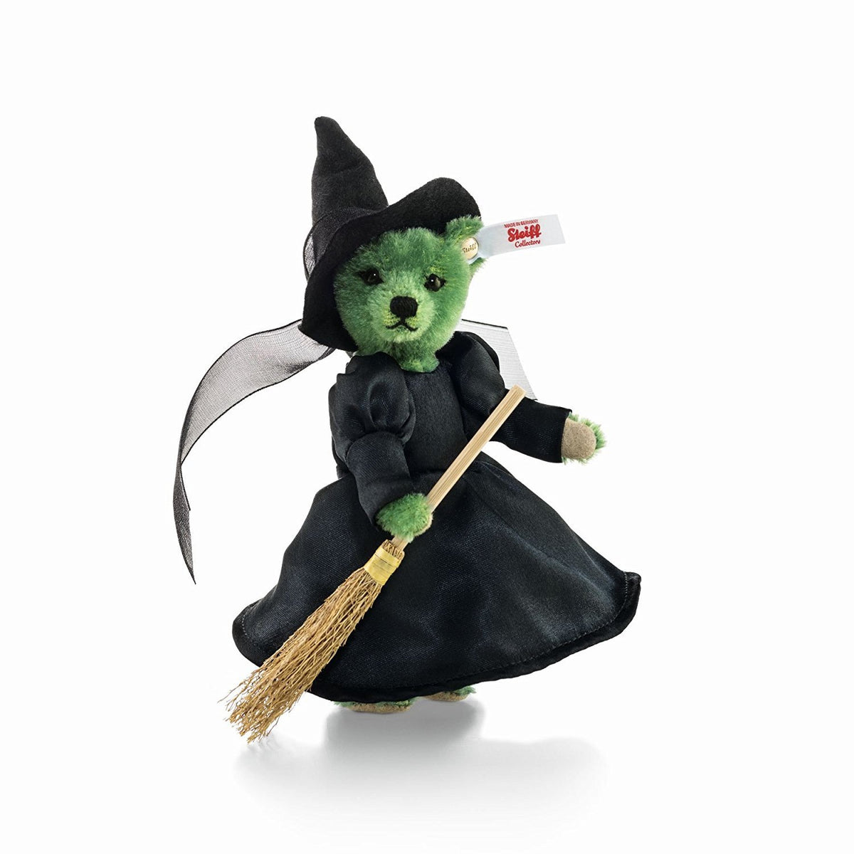Steiff Wizard of Oz Mini Wicked Witch Teddy Bear green Funtime