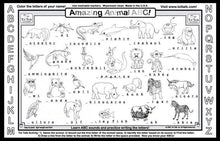 Load image into Gallery viewer, ABC Animals Placemat - Freedom Day Sales