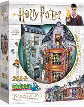 Load image into Gallery viewer, WREBBIT 3D - Harry Potter Weasleys&#39; Wizard Wheezes &amp; Daily Prophet 3D Jigsaw Puzzle (280 Piece)