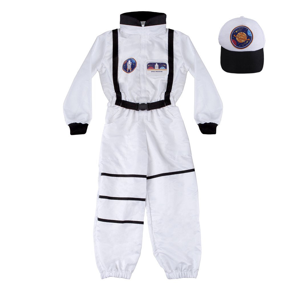 Astronaut Costume with Jumpsuit and Hat, Size 5-6