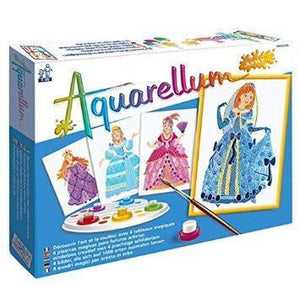 Aquarellum Junior 4 Canvases- Princess Watercolor Paint Set