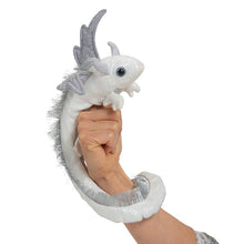 Load image into Gallery viewer, Folkmanis Pearl Dragon Wristlet Puppet