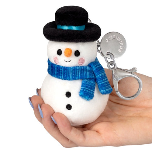 Micro Squishable Cute Snowman Keychain 3