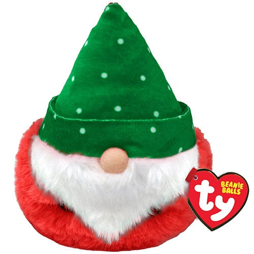 TY Beanie Balls Turvey the Gnome with Green Hat