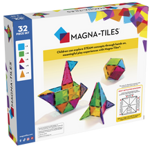 Load image into Gallery viewer, MAGNA-TILES Classic Clear Colors 32 Piece Set