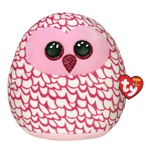 Ty Squishy Beanies Pinky the Owl 14