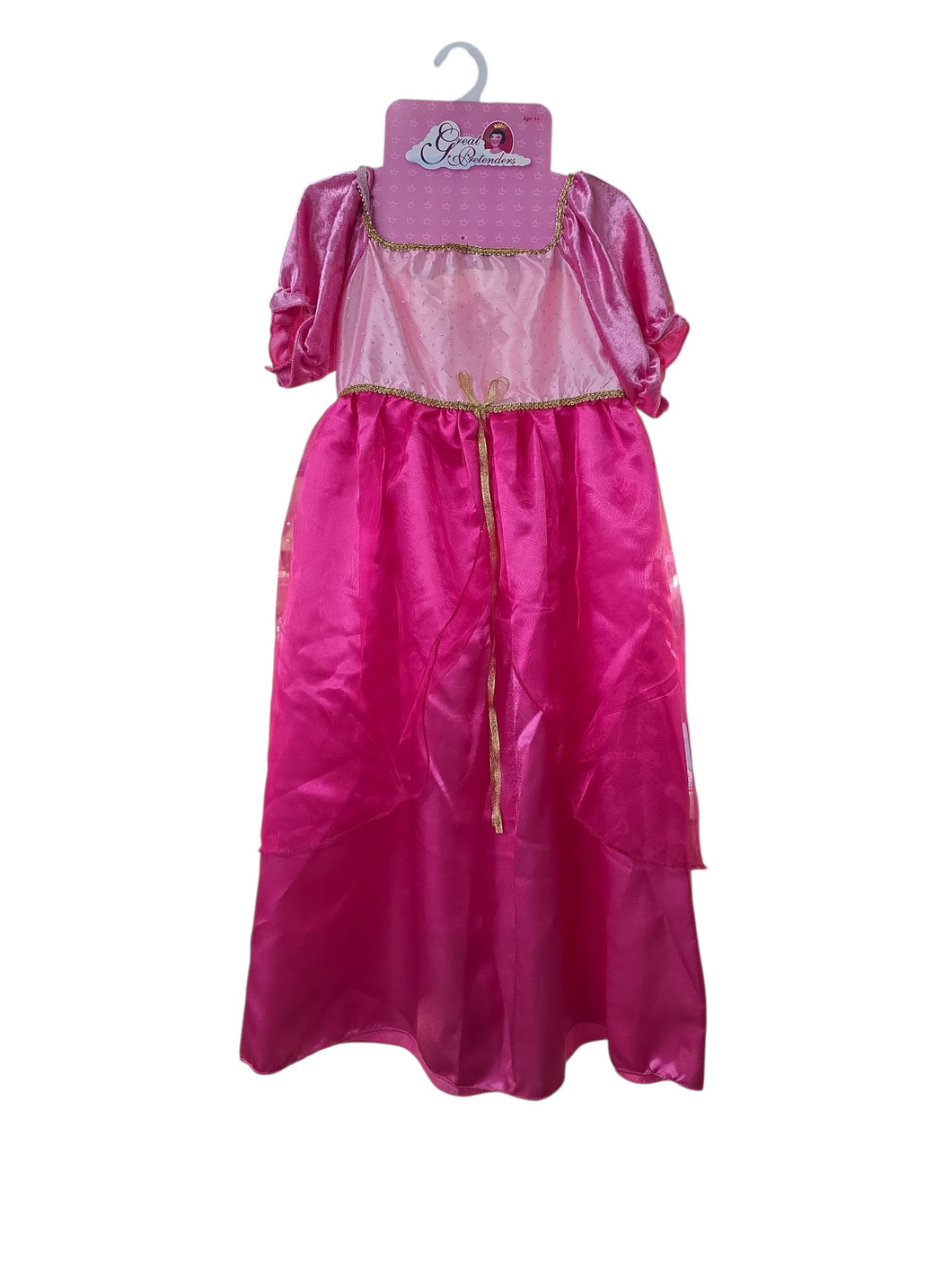 Juliette Dress Dark Pink Med (5-6)