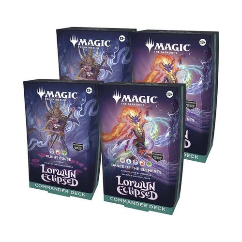 Magic the Gathering Lorwyn Eclipsed Commander Set (BOTH)Preorder set of 2 commanders