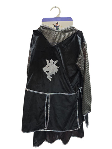 Silver Knight Set Hooded Tunic, Cape and Crown