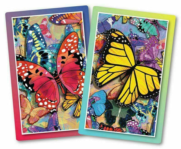 Butterfly Frenzy Jumbo Print Index Playing Cards