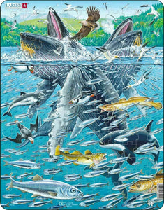 Humpback Whales 140 pc Children's Educational Jigsaw Puzzle