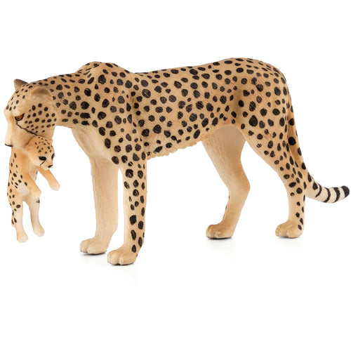 Mojo Female Cheetah with Cub #387167
