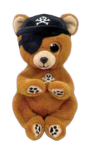 Ty Beanie Bellies Scully the Pirate Bear