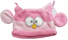 Load image into Gallery viewer, Zubels Owl Hoot Pink Beanie